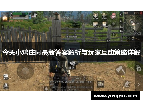 今天小鸡庄园最新答案解析与玩家互动策略详解